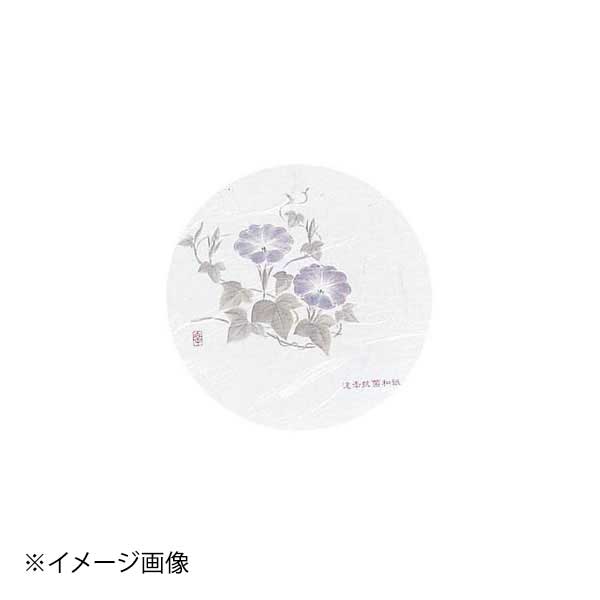 和風コースター 四季 丸型(50枚入)WCO-M6N 朝顔