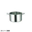 本間製作所 IHマエストロ 3層鋼クラッド半寸胴鍋 33cm(18.0L) 本体 012281