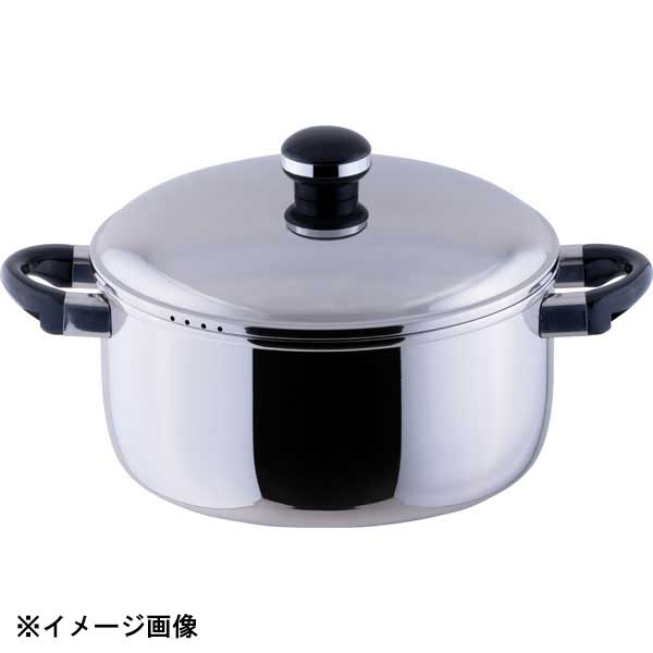 宮崎製作所 オブジェ OJ-38 ジャンボ両手鍋 25cm(5.6L) 013064