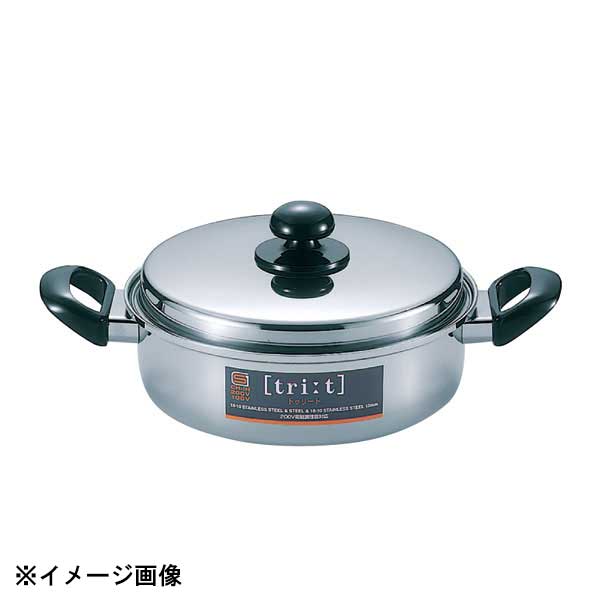 樂天商城 - 霜龍器物 トゥリート浅型両手鍋 24cm 014304