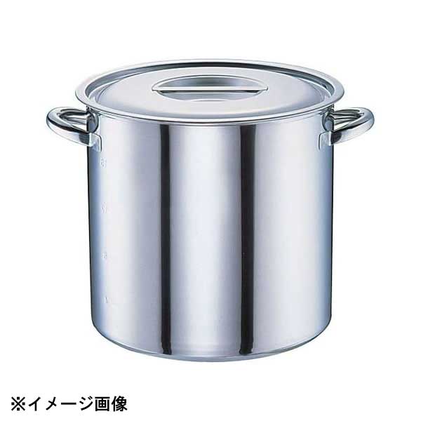 ●業務用厚底高耐食ステンレスを使用した単層構造。見やすい目盛が付いて便利です。●すべての熱源に対応いたします。ガスはもちろん200Vの電磁調理器・ハロゲンヒーター・シーズヒーターにも対応。●持ちやすい大きなツマミ●見やすい大きな目盛付きCLOモリブデン電磁対応IH寸胴鍋●サイズ　深さ：270mm●材質：18-0ステンレス モリブデン入●生産地：燕三条