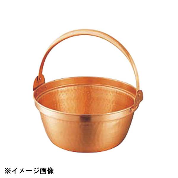 丸新銅器 銅山菜鍋 ツル付 30cm(5.0L) 017070