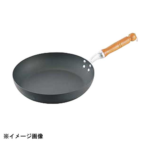 IH対応鉄製フライパン。握りやすい木製ハンドル●サイズ　深さ t=板厚：55mm t=1.4mm●材質：鍋:鉄　柄:天然木●生産地：燕三条
