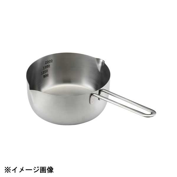 カンダ 18-0雪平鍋(共柄ハンドル) 16cm IH対応 019171