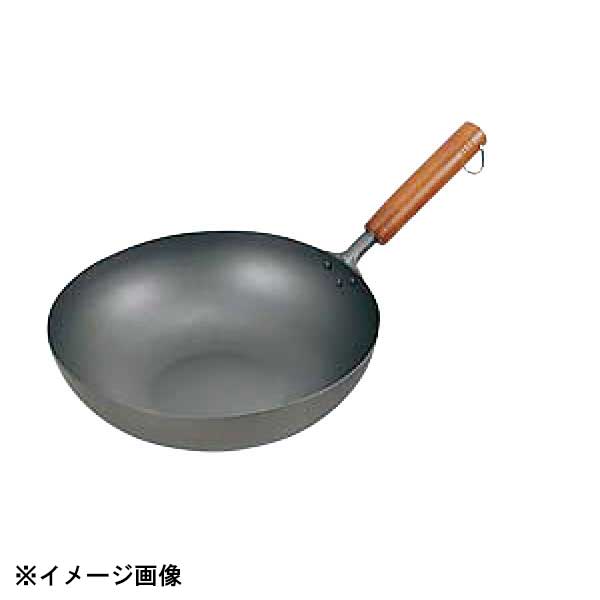 長谷元 HS 純チタン木柄いため鍋 26cm 386019