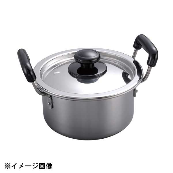 18-0ステンレス鋼モリブデン入り。チタン添板厚1.0mm　熱源を選びません。焦げ付きやすいというイメージもあるかもしれませんが適温で余熱し、その後も蓄熱性を活かした中火以下で加熱すれば焦げ付きも抑えられます。●サイズ　深さ：104mm●材質：18-0ステンレス鋼モリブデン入チタン添●生産地：燕三条