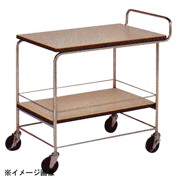 ホテルでのルームサービスやフロントでの使用に最適です。●サイズ　外寸 縦×横×高さ：840×500×H810mm●材質：ステンレスパイプ・タナ板デコラ合板●生産地：燕三条