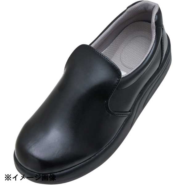 ・人工皮革ポリウレタンアッパー・裏布吸汗ライニング・幅広ゆったりEEE・衝撃吸収底・耐油・防滑グリッドソール●材質：甲：合成皮革　底：合成ゴム●生産地：中国