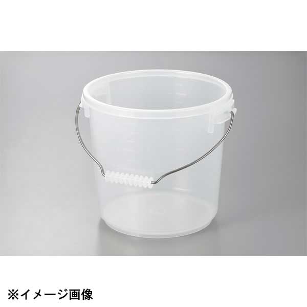 エンテック PO-22A(乳白色) ポリプロバケツ10L本体 607559