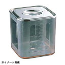 三宝産業 UK ポリカ角キッチンポット 16.5cm(3.7L) 016031