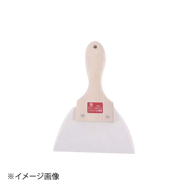 KD ニュー木柄三角シリコンゴムヘラ特大