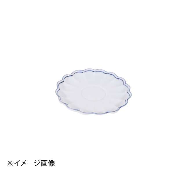 青磁山水佛跳壇 菊彫皿 中