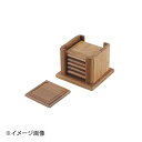 竹 茶托角型 6Pセット