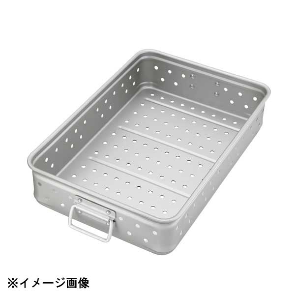 キングボックスWロック構造で、ガッチリと積み重ね可能。※サイズはキングBOXと同じです。※深さ60mm、80mmは固定取っ手となります。●サイズ　外寸縦×外寸横×深さ：550×370×60mm●材質：アルミニウム・アルマイト加工●生産地：日本