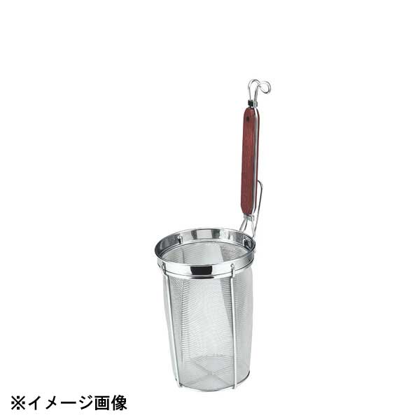 Kitchen Equipments - 竹越製作所 孔雀 18-8木柄深型ラーメン・パスタあげ平底 041152