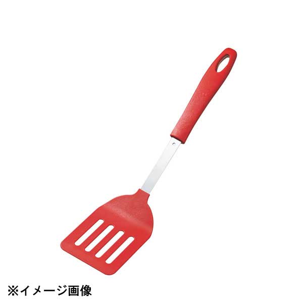ホットプレートや鍋が傷つきにくい先端部分にナイロン素材を使用しております。ステンレス製トングと異なり、表面にフッ素加工等が施されたホットプレートや鍋などでも傷がつきにくく、安心してお使いいただけます。一体成形／1ピース構造柄はステンレス、先端部は66ナイロン+ガラス繊維を使用しております。製造の際に一体成形を行っており、先端部分が柄から抜け落ちることがありません。また隙間もないために洗いやすく、非常に衛生的です。先端部／耐熱温度：200℃板部／耐熱温度：160℃●サイズ　幅×全長：70×310mm●材質：本体:13-0ステンレス　樹脂部:66ナイロン・ガラス繊維入（抗菌剤入）●生産地：燕三条