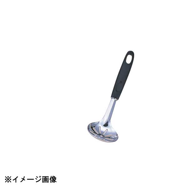 丈夫でお手入れが簡単なステンレス製。抗菌剤入りハンドル。●サイズ　直径×全長：φ58×192mm●材質：金属部:ステンレススチール　柄部:抗菌剤入ポリプロピレン●生産地：燕三条
