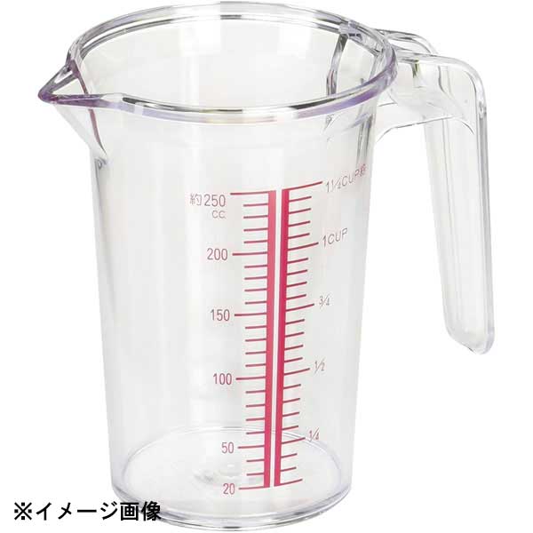 Measuring Cups - 本間冬治工業 BK ポリカーボネイト水マス 250cc 036057