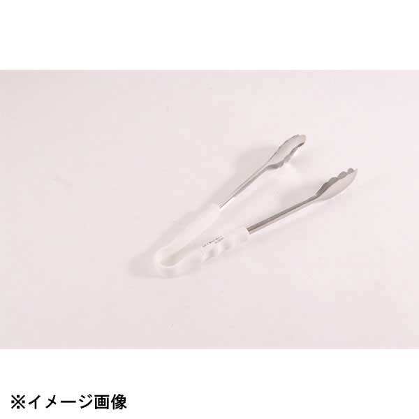 大泉合成 カラー万能トングPP柄 大 ホワイト 083076