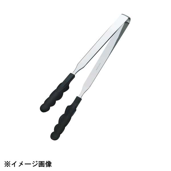 田辺金具 N抗菌耐熱カラートングスリム 中 黒 083200