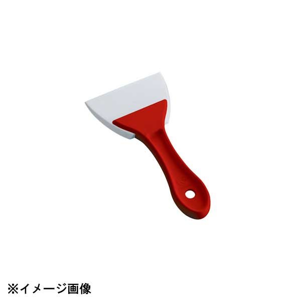 カンダ PC柄三角シリコンゴムヘラ 赤 小 086181