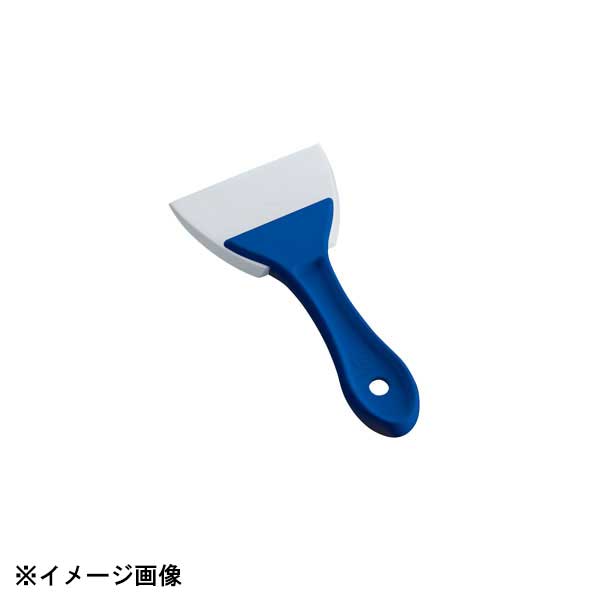 カンダ PC柄三角シリコンゴムヘラ 青 小 086182