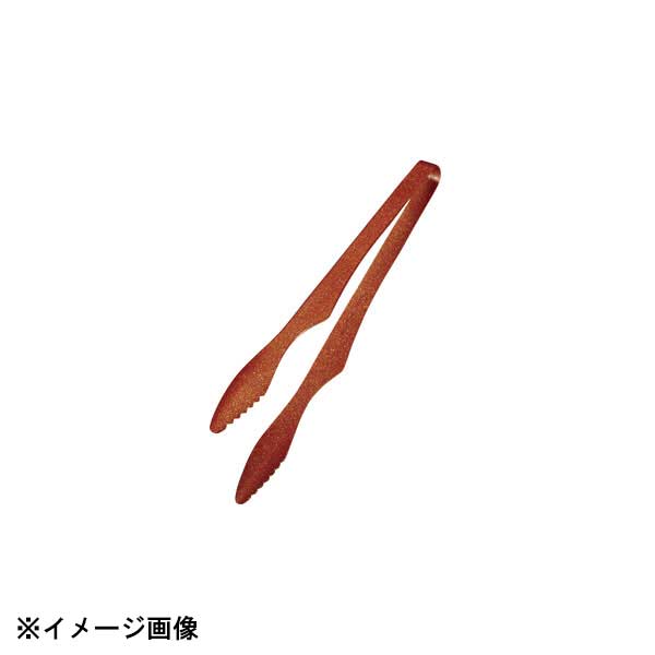 田辺金具 彩華 スリムテーブルトング 赤 488003