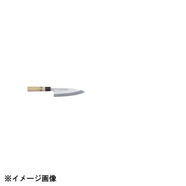 安来の白三鋼を使用し、本霞研を施した本職用の切れ味の鋭い和包丁です。●サイズ　刃渡：120mm●材質：白三鋼・本霞研・水牛柄●生産地：日本