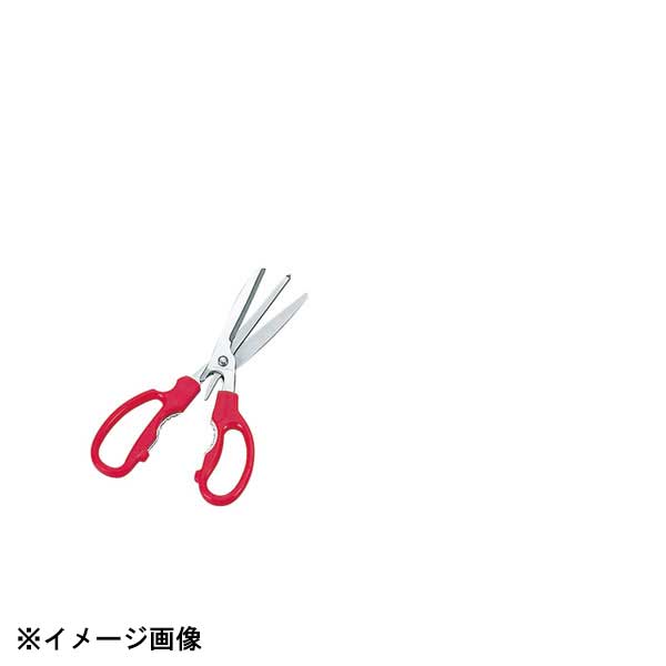 中刃の上下で食べやすくカニをカット●サイズ　全長：220mm●材質：ブレード：ステンレス刃物鋼　　　ハンドル：エラストマー樹脂●生産地：中国