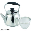 パール金属 フレッティ3 18-8ステンレス製広口ケットル 3L(茶こしアミ付) H-5646 606447
