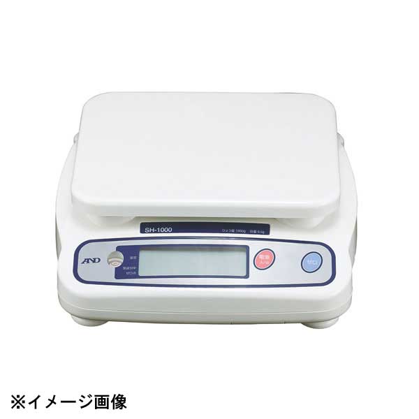エーアンド・デイ A&D デジタル秤 SH-1000 1kg 皿寸法230×190 125114