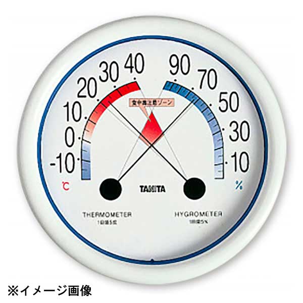 タニタ No.5488 食中毒注意ゾーン付温湿度計 128039