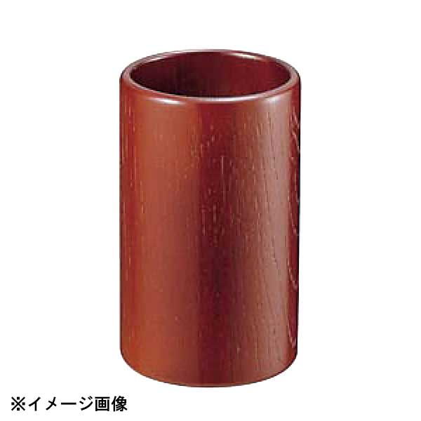 ヤマコー 木製丸型箸立(ハイブラウン) 187008