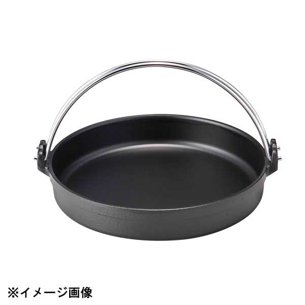 中部コーポレーション トキワ 鉄すきやき鍋 黒 ツル付 30cm SY-11 293027