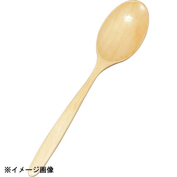 丸十 白木カレースプーン 374113