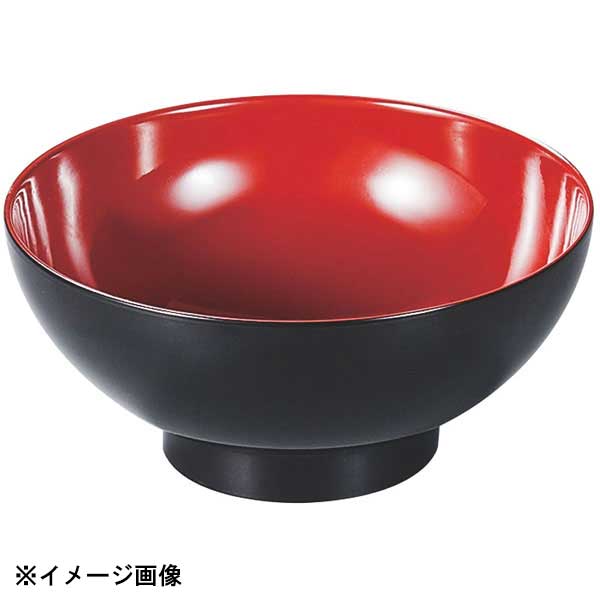 エンテック M-16 内朱汁椀(新) メラミン 320228