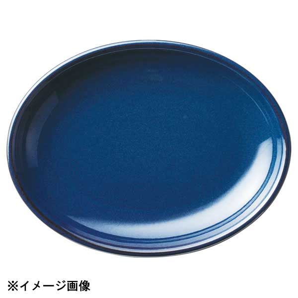 光洋陶器 KOYO カントリーサイド フォールズブルー 28.5cm オーバルプラター 11388044