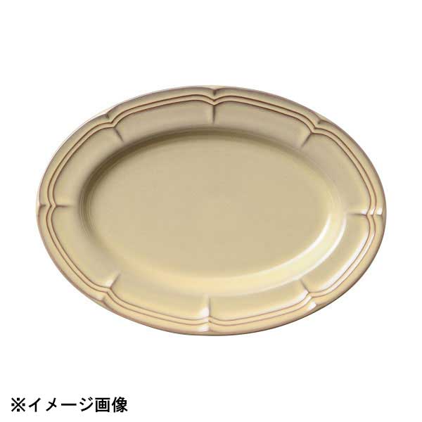 光洋陶器 KOYO ラフィネ シナモンベージュ 25cm オーバルプラター 15922048