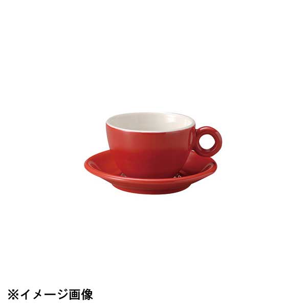 光洋陶器 KOYO ブリオ カプチーノカップ　カップのみ レッド 12840051