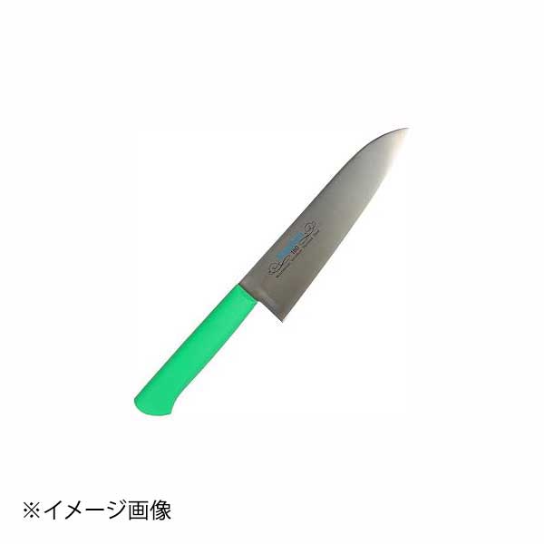 正広 MV-P 牛刀 180mm 緑 14510 (プラスチック柄)