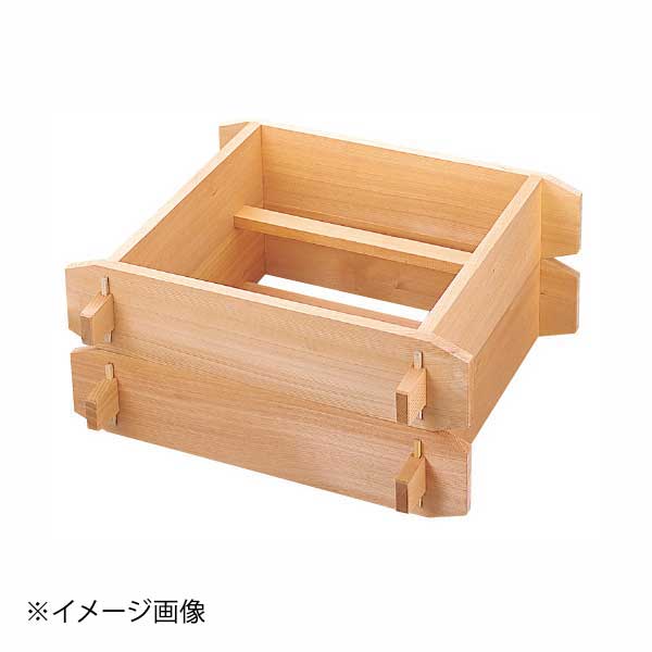 木製 角セイロ 関東型(サワラ材) 45cm