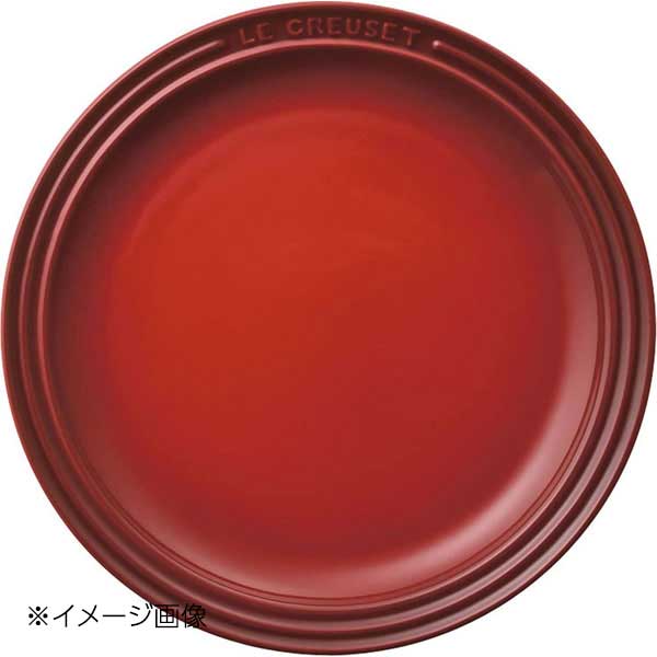 プレート ルクルーゼ ル・クルーゼ (Le Creuset) ラウンド・プレート・LC チェリーレッド 23cm 910140-23