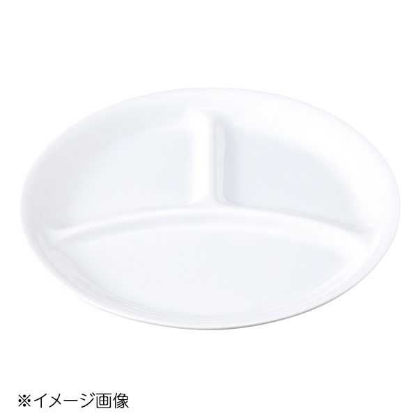 桐井陶器 モデルノ MODERNO 26cm丸仕切皿 51-72