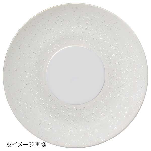 桐井陶器 モデルノ MODERNO 光誕 パールラスター 28cmプレート (プラチナライン) ES-J2101