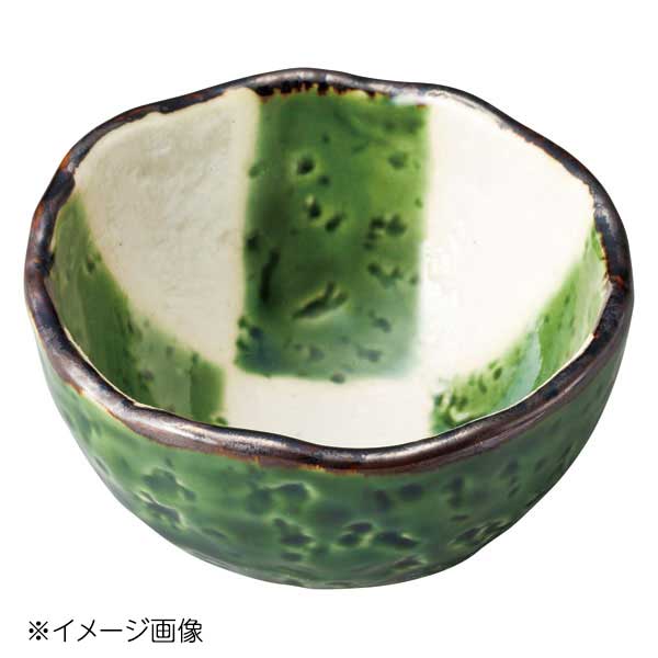 桐井陶器 モデルノ MODERNO 織部格子タタラ鉢(小) 290-3579