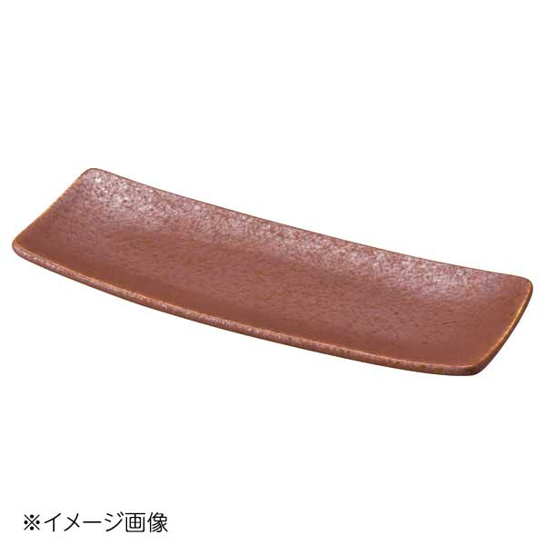 乐天商城 - 桐井陶器 モデルノ MODERNO 赤茶備前 細角18cm皿 294-22