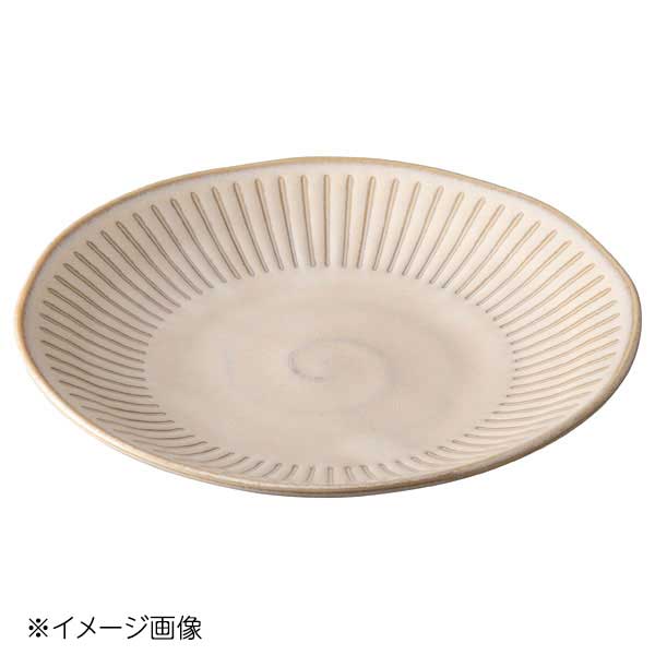 桐井陶器 モデルノ MODERNO 窯変白十草 20cm皿 838-0504