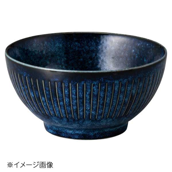 桐井陶器 モデルノ MODERNO 窯変紺十草 スープボウル 838-0616
