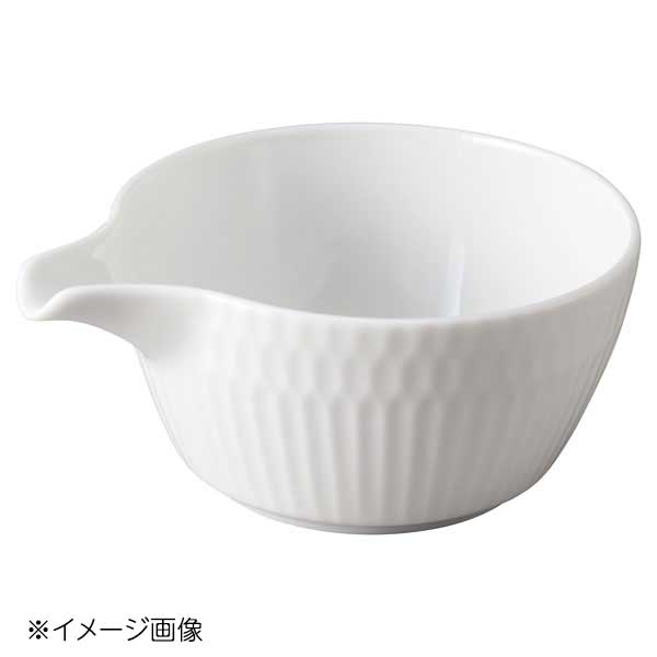 桐井陶器 モデルノ MODERNO 漣 さざなみ 片口小鉢 白 876-4205