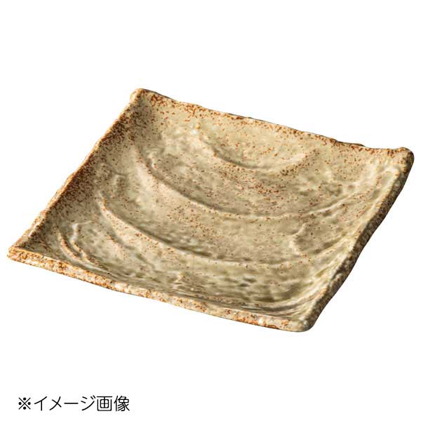 桐井陶器 モデルノ MODERNO 窯変いらぼ 19cm正角皿 987-3305